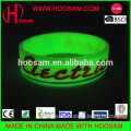 customized diy silicone lovers luminous blank magnetic wrap slap bracelet